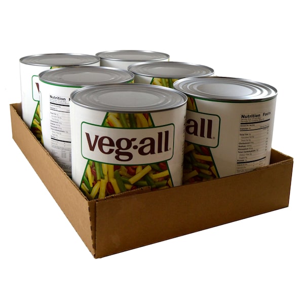 Veg-All Ensalada de Tres Frijoles 108 oz., Paquete de 6 - F003710006053