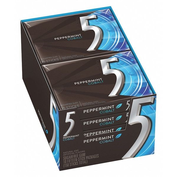 5 Gum Gum, 5 Cobalt, sin azúcar, 10 paquetes - 21265