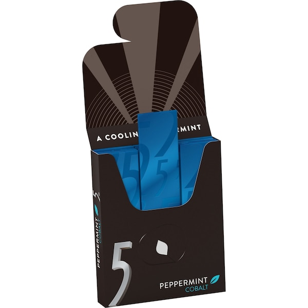 5 Gum Gum, 5 Cobalt, sin azúcar, 10 paquetes - 21265