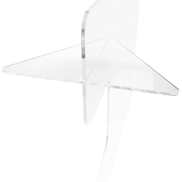 Flash Furniture Acrylic Free-Standing Register Shield / Sneeze Guard, 33"H x 24"L - BR-ASLF-3324-GG