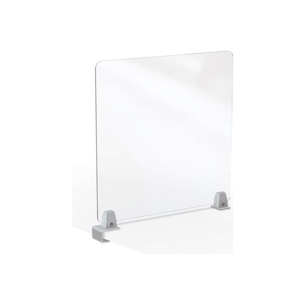 Mooreco MooreCo Clear Acrylic 24"H x 23"W Center Clamp Acrylic Panel 4mm Thick - 45262