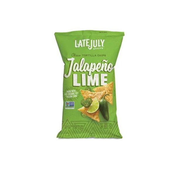 Fichas de Tortilla Late July Clásico Jalapeño Limón 2 oz., PK24 - 110445