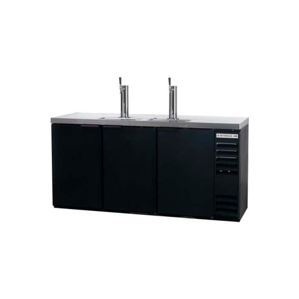 Beverage-Air Beverage AirÂ Draft Direct Draw Dispensers 23" Base DD Series, 72"W - DD72HC-1-B