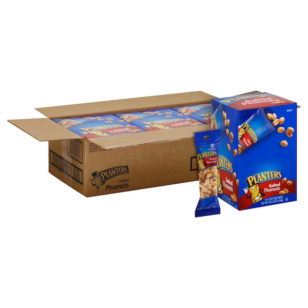 Planters Maní Salado 2.5 oz. Tubo, PK45 - 10029000016504