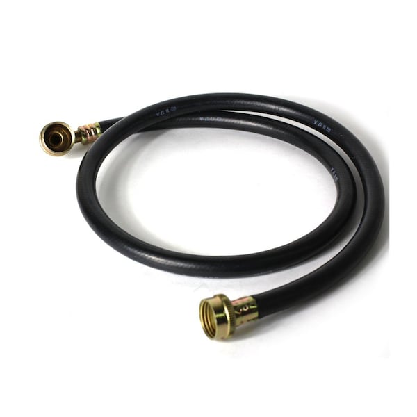 Thrifco Plumbing Washing Machine Reinforced Rubber Hose 4 Feet Long with 3/4 Inc - 4402740