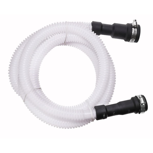 American Imaginations 72 in. White PVC Dishwasher Drain Hose - AI-37929