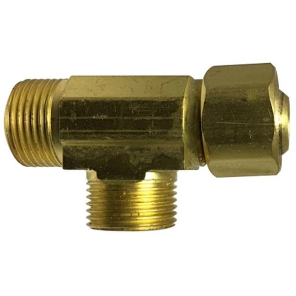 Midland Industries Midland Industries 935044LF 0.25 x 0.37 Lead Free Dishwasher Tee - 935044LF