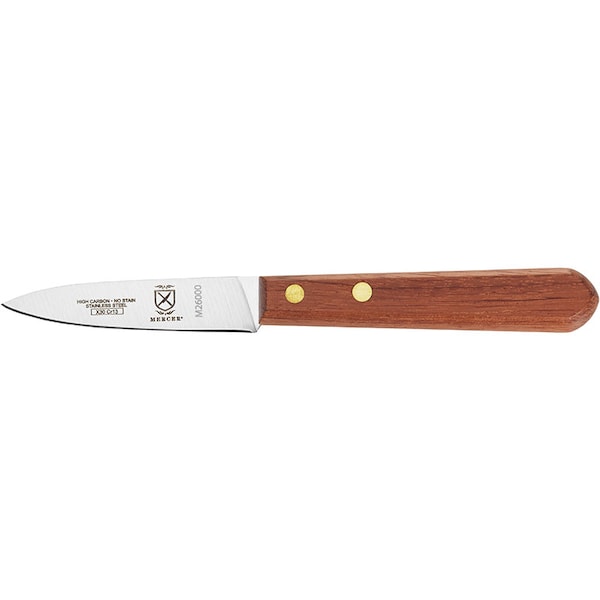 Mercer Cutlery Praxis 3" Paring, Rose Wood Handle - M26000