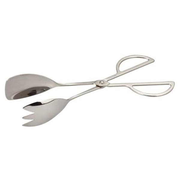 Fromtheheart Elegance Stainless Steel Scissor Salad Tongs; 10 in. - FR48796