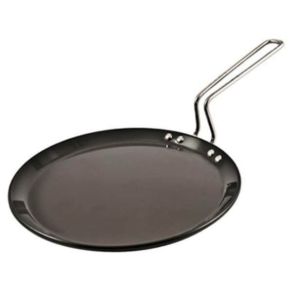 Hawkins Hawkins Q45 Futura Non-Stick Flat Tava Griddle 10 in. - 4.88mm with Steel Handle - Q45