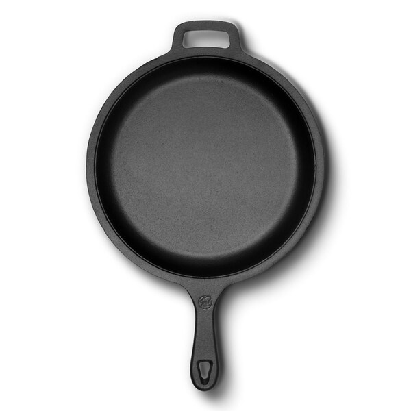 Commercial Chef 3 Qt Cast Iron Dutch Oven with Skillet Lid - CHFL3CC