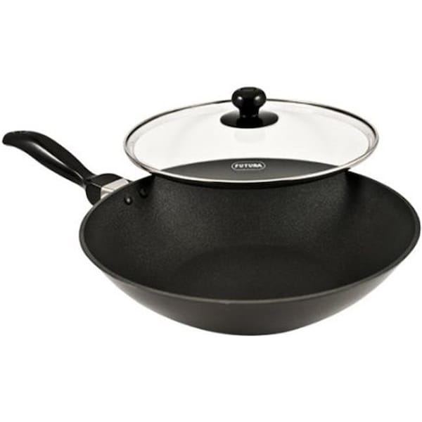 Hawkins Hawkins Q72 Futura Non-Stick Deep-Fry Pan(Kadhai) with Glass Lid and Flat Bottom - 2 Litres - Q72