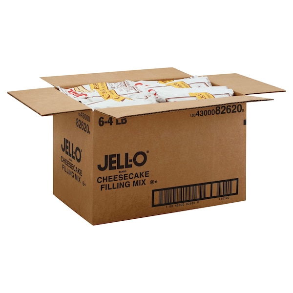 Jell-O Mezcla de Cheesecake en Bolsas de 4 libras, Paquete de 6 - 10043000826208