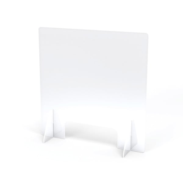Jonti-Craft See-Thru Table Divider Shields, 2 Station with Opening, 24 in. x 8 in. x 23.5 in. - 9825JC