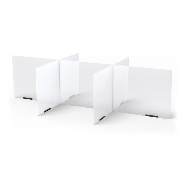 Jonti-Craft See-Thru Table Divider Shields, 6 Station, 58.5 in. x 29.5 in. x 16 in. - 9832JC