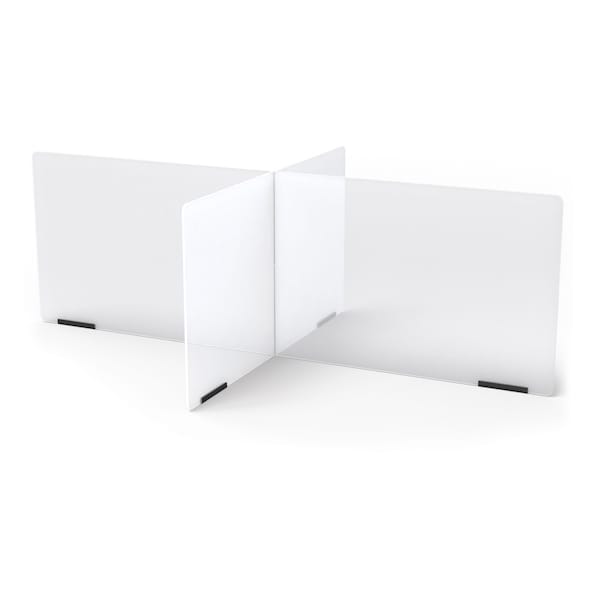 Jonti-Craft See-Thru Table Divider Shields, 4 Station, 47.5 in. x 29.5 in. x 16 in. - 9828JC