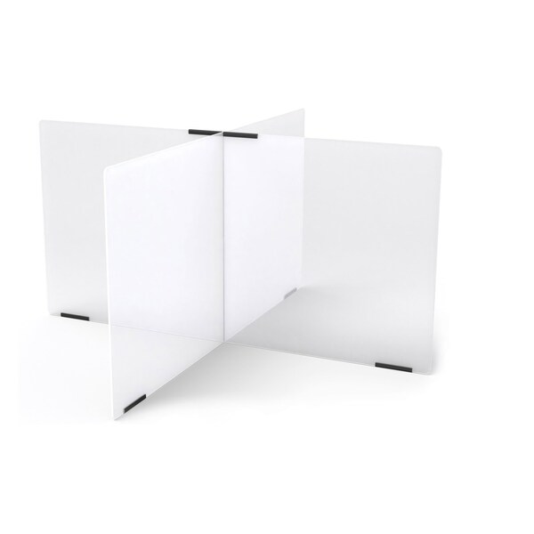 Jonti-Craft See-Thru Table Divider Shields, 4 Station, 47.5 in. x 47.5 in. x 24 in. - 9858JC