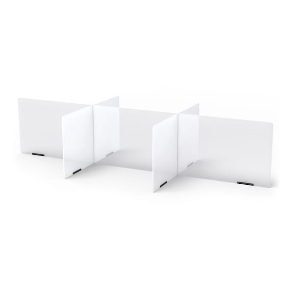 Jonti-Craft See-Thru Table Divider Shields, 6 Station, 70.5 in. x 29.5 in. x 16 in. - 9834JC