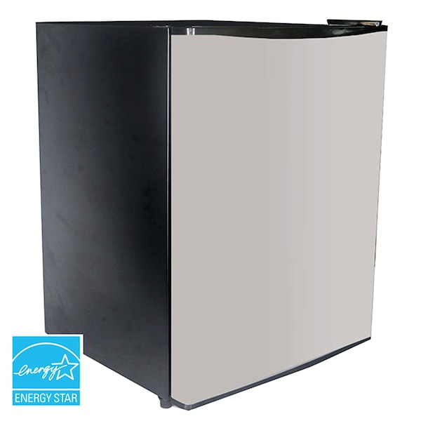 Avanti Avanti 2.4 cu. ft. Compact Refrigerator, Stainless Steel with Black Cabinet - AR24T3S