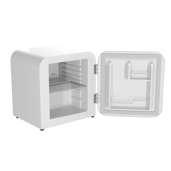Husky Retro 1.5 Cu.Ft/43L Mini Fridge, White - OSFR003-WM