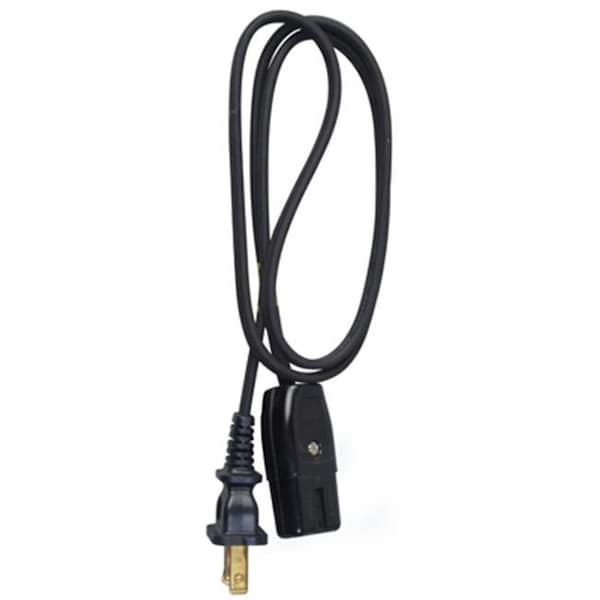 Master Electronics Master Electrician 09303ME 3 ft. Black Miniature Plug Appliance Cord - 239350