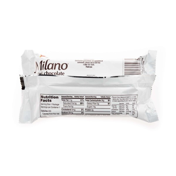 Galleta Milano de Pepperidge Farms en empaque de 1.5 oz, 4 piezas, paquete de 60 - 000011310