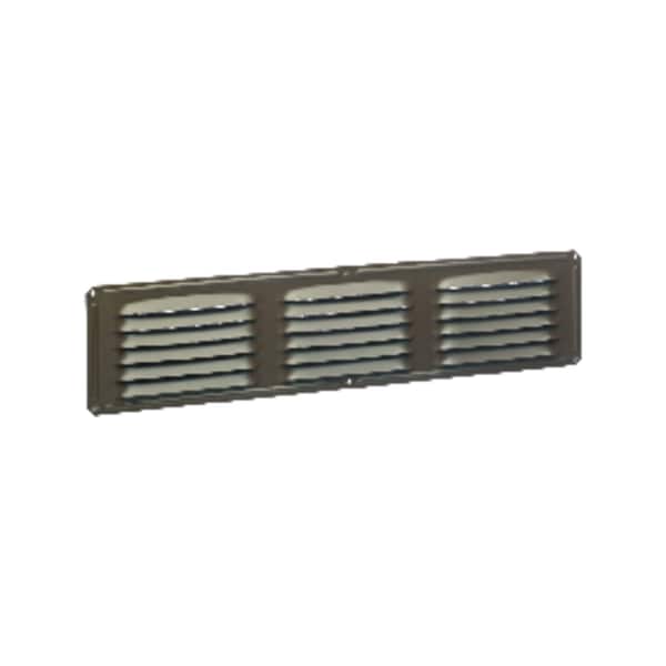 Air Vent 4 in. H X 16 in. L Brown Aluminum Undereave Vent - 84228