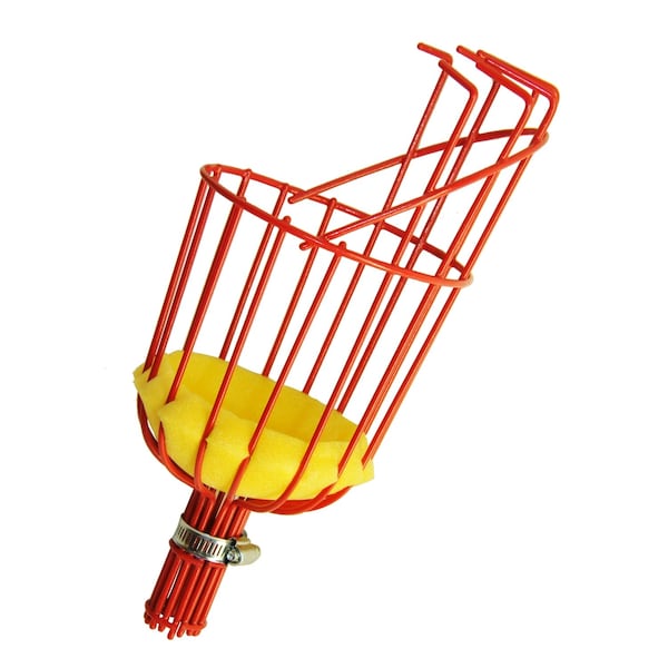 Cogedor de frutas de acero de 96 pulgadas con mango de fibra de vidrio para jardín y césped - GT0715F.