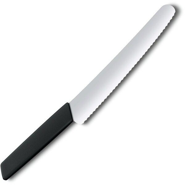 Swiss Army Brands 2024 Victorinox Kitchen Swiss Modern 8.5In Bread Knife Black - VIC-6.9073.22WB