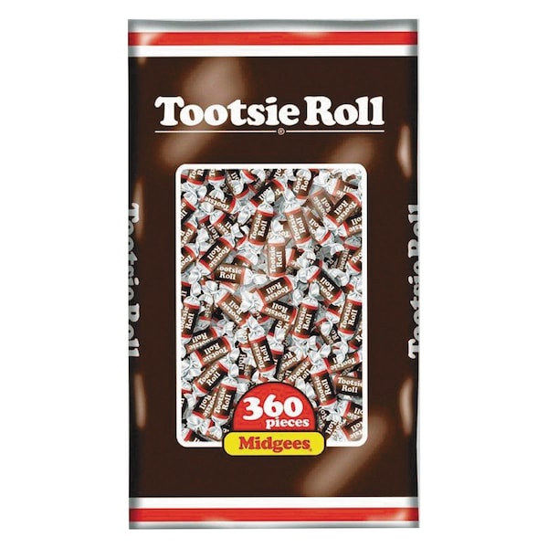 Caramelos Tootsie Roll Midgees, Originales, Bolsa de 38.8oz, 360 Piezas - TOO7806