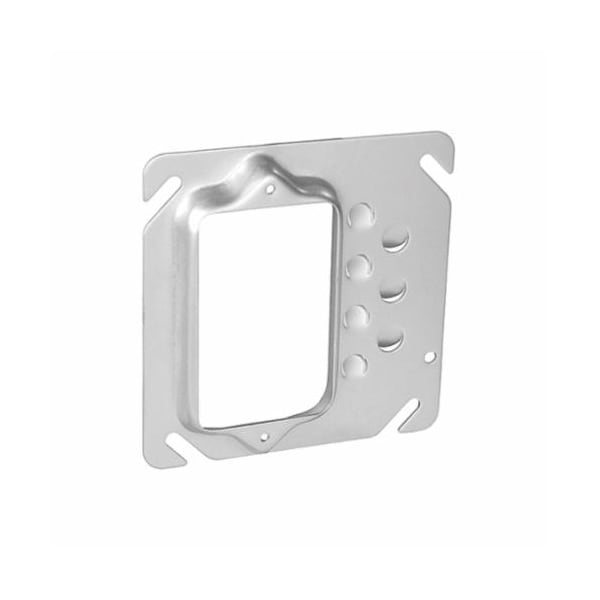 Mulberry Electrical Box Cover, Square, Galvanized Steel, Raised Cover - 11251