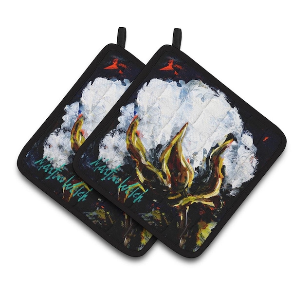 Carolines Treasures This Boll Cotton Pair of Pot Holders - MW1356PTHD