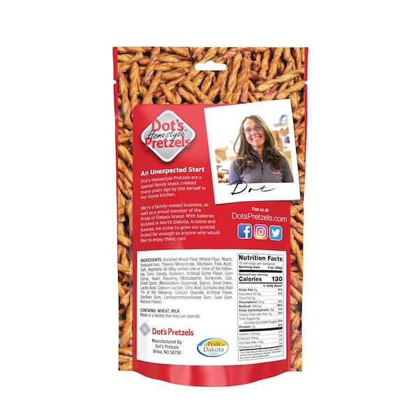 Pretzels Dot's estilo casero 16 oz Bolsa - 0002 -DP