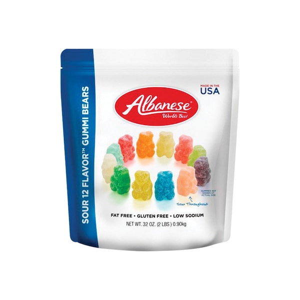 Albanese Worlds Best Gummi Bears Sour 32Oz - 53338

Mejores Ositos de Goma Agria de Albanese de 32 onzas - 53338