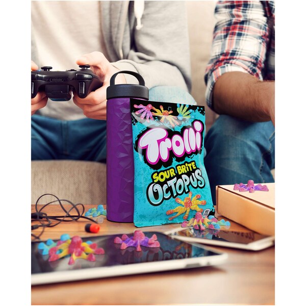 Trolli Trolli Pulpo Brillante Agrio 4.25 oz. Paquete, PK12 - 12310