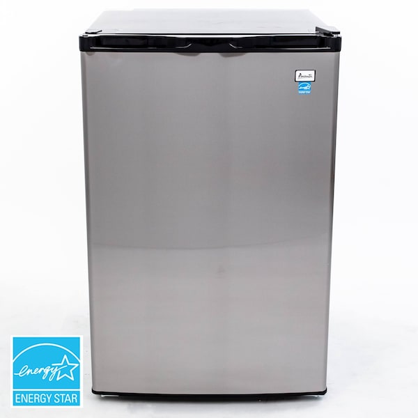 Avanti Avanti 4.5 cu. ft. Compact Refrigerator, Stainless Steel with Black Cabinet - RMX45B3S