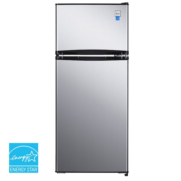 Avanti Avanti 4.5 cu. ft. Compact Refrigerator, Stainless Steel with Black Cabinet - RA45B3S