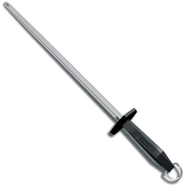 Swiss Army Brands 7.8991.8 40586 Kitchen Blk Steels - Butcher / Chef'S, 14In Round Regular Cut, Plastic With Hangtag - VIC-7.8991.34