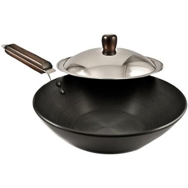 Hawkins Hawkins Q71 Futura Non-Stick Deep-Fry Pan(Kadhai) with Steel Lid and Flat Bottom - 2 Litres - Q71