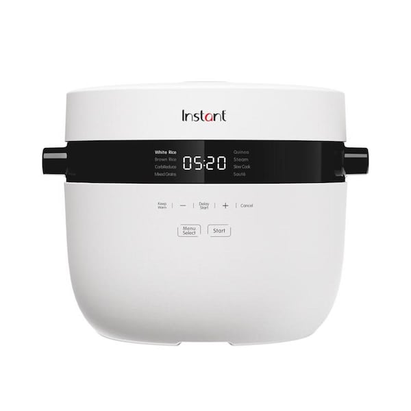 Pan De Molde 20 Cups Programmable Rice Cooker & Food Steamer - White - PA3306663