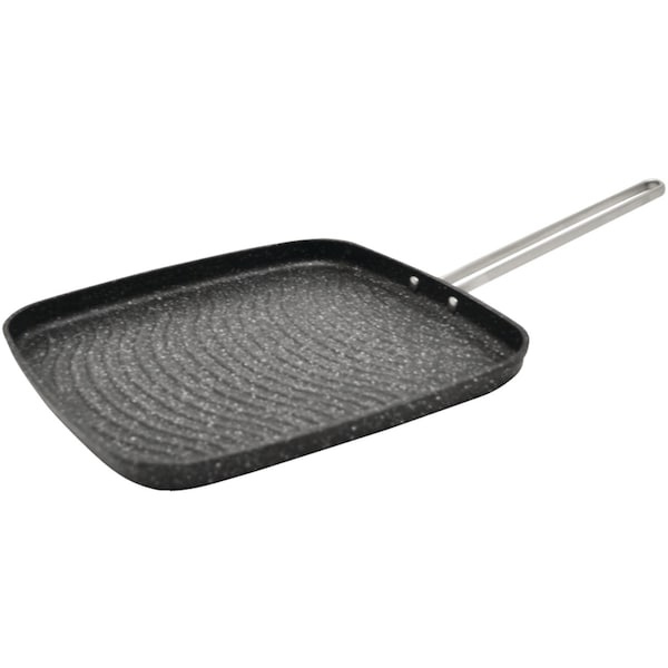 The Rock By Starfrit 10 in. Grill Pan with Stainless Steel Wire Handle - 030280-006-0000