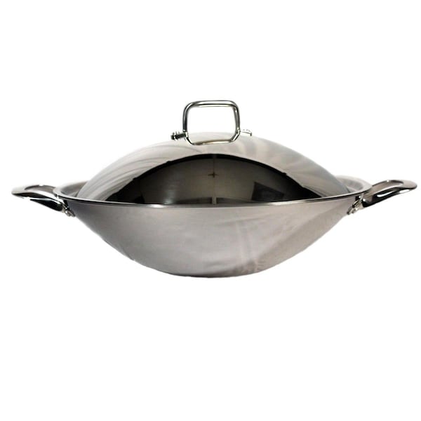 Top Chef 18 ft. Stainless Steel Pot with Lid 2 Ears - TO2661648