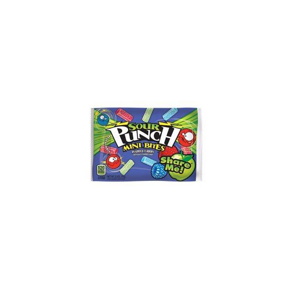 Sour Punch Sorpresa Mordéme Mini Bites Mezcla de sabores surtidos 3.5 oz, Paquete de 144 - 8697