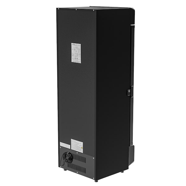 Koolmore Commercial Upright Beverage Refrigerator, Black, 12 cu.ft. Single Swing Door - MDR-1GD-12C