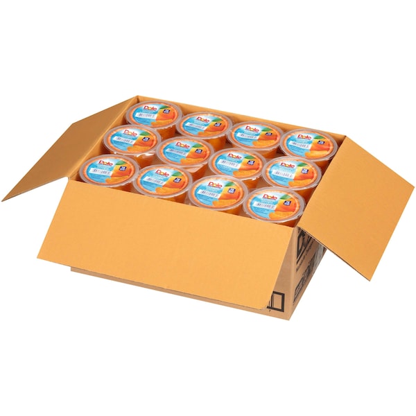 Dole Dole Mandarinas en Jugoso tazón de frutas de 4 oz. Taza, PK36 - 04208