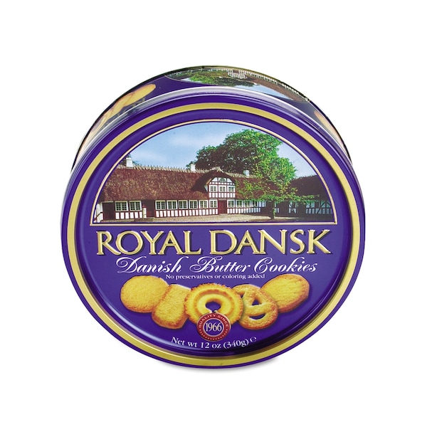 Galletas de mantequilla danesas Royal Dansk, 12 oz., Lata - 53005