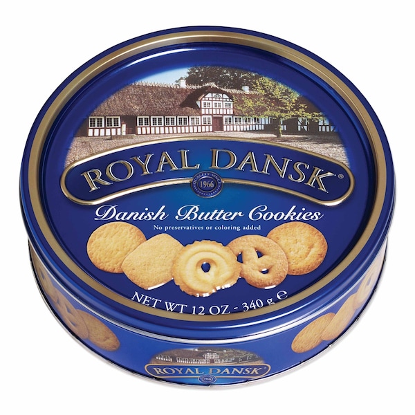 Galletas de mantequilla danesas Royal Dansk, 12 oz., Lata - 53005