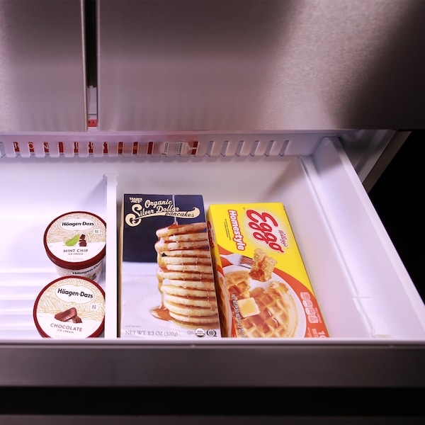 Avanti 18.0 cu. ft. Frost Free French Door Refrigerator, Stainless Steel - FFFDD18L3S