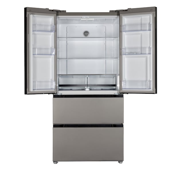Avanti 18.0 cu. ft. Frost Free French Door Refrigerator, Stainless Steel - FFFDD18L3S