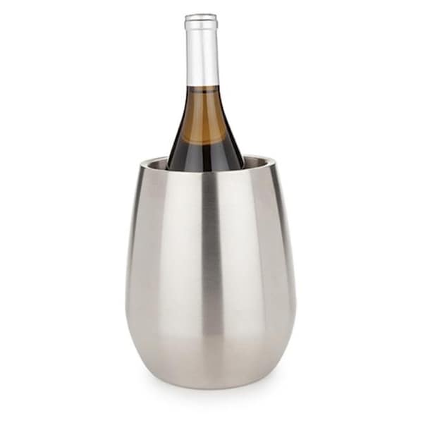 Viski Viski 4361 7.5 in. Admiral Stainless Steel Bottle Chiller; Metallic - 4361